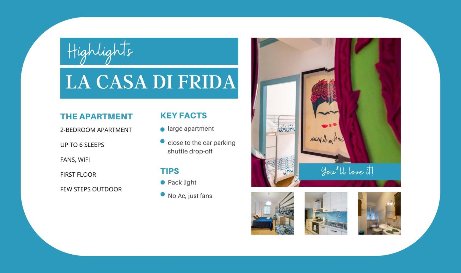 ヴェルナッツァLa Casa Di Fridaアパートメント エクステリア 写真